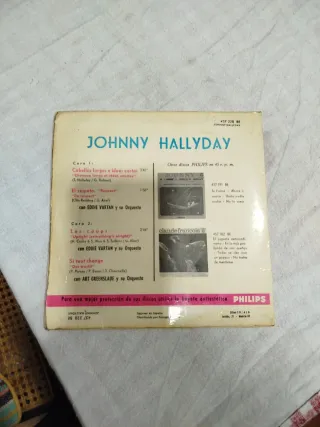 Vinilo Johnny Hallyday - Cheveux Longs et Idées Co