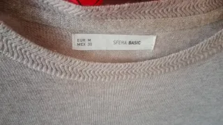 Jersey Stradivarius beige talla M