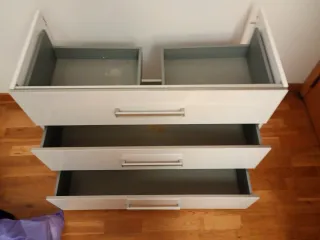 Mueble de baño blanco 1m x 40cm x 77cm