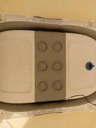 Bañera Bebé Plegable Portátil Gris