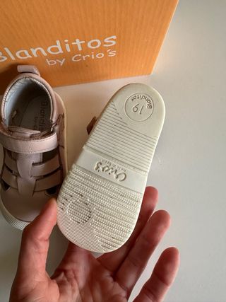 Sandalias Blanditos by Crio's Talla 20
