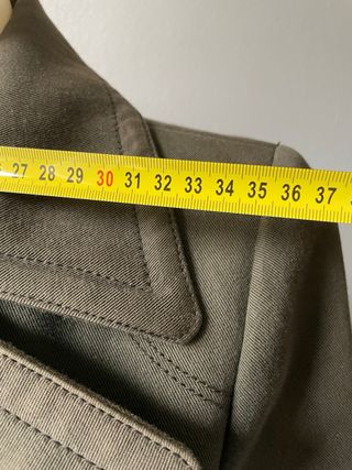 Zara Cappotto Verde Oliva Taglia L