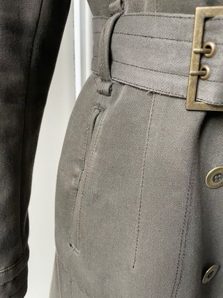 Zara Cappotto Verde Oliva Taglia L