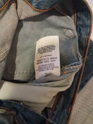 Pantalón Levis Strauss 501 Azul