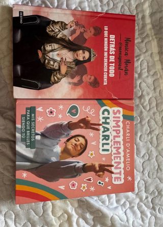 Pack 2 libros Monica Moran y Charli D’amelio