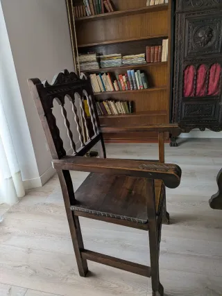 Conjunto Comedor Antiguo Estilo Castellano