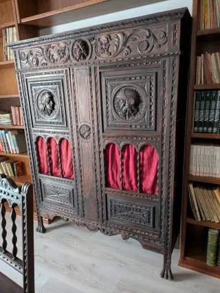 Conjunto Comedor Antiguo Estilo Castellano