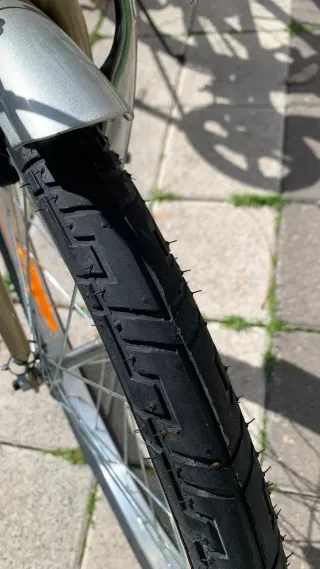 Bicicleta Plegable Urbana Lite Dorada