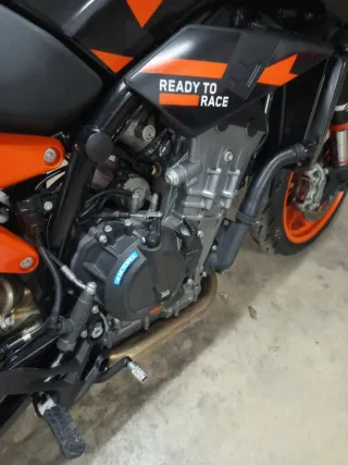 KTM Naked Negro/Naranja Manual