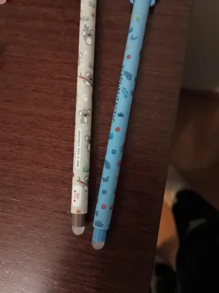 Bolígrafos Koala y Elefante Borrables