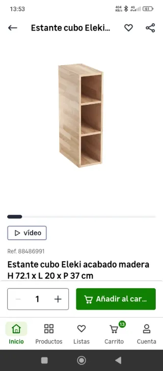 Mueble auxiliar cocina Leroy Merlin