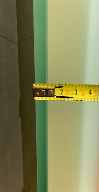 Puerta corredera cristal opaco