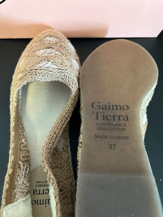 Alpargatas Gaimo Beige Talla 37