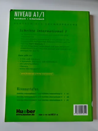 Libro Alemán Schritte International 1 (A1/1)