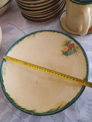 Vajilla cerámica La Bisbal Rissec 82 PIEZAS