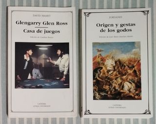 35€ x libro. Cátedra. Letras Universales