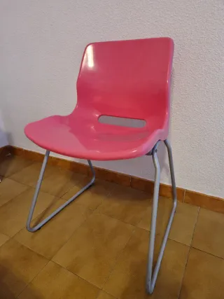 Silla Ikea Rosa Plástico