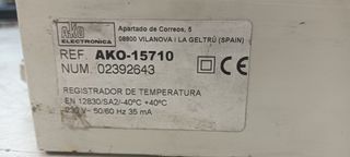 Registrador electrónico de temperatura, 4 canales,