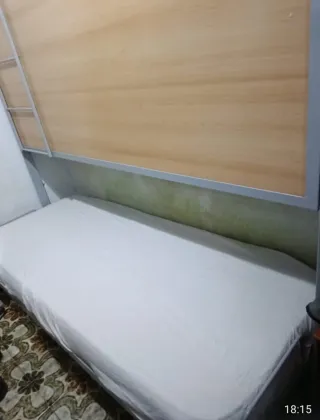 Cama litera madera y metal