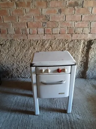 Horno de gas butano blanco