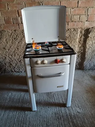 Horno de gas butano blanco