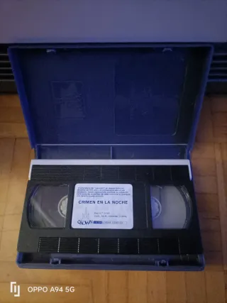 Película VHS Crimen en la Noche