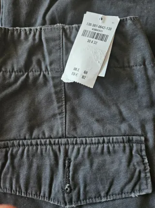 Pantalón Cargo Abercrombie & Fitch Azul Marino