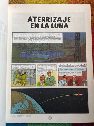 Aterrizaje en la Luna. Las aventuras de Tintin