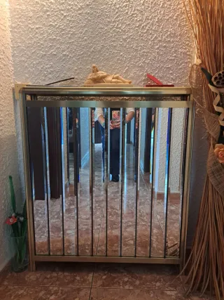 Cubreradiador Espejo Dorado