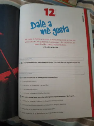 Comprensión lectora 1 curso