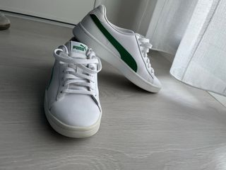Zapatillas Puma Mujer Blancas y Verdes