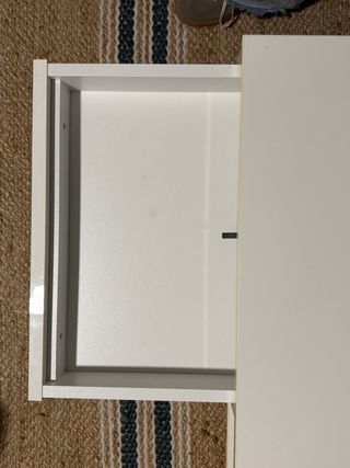 Mesa centro blanca patas aluminio