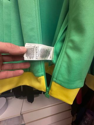 Chaqueta Adidas Verde y Amarilla