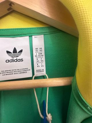 Chaqueta Adidas Verde y Amarilla