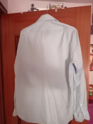 Camisa de vestir azul hombre Massimo Dutti M