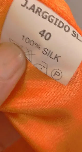 Vestido de Fiesta largo, de Seda y Pedrería