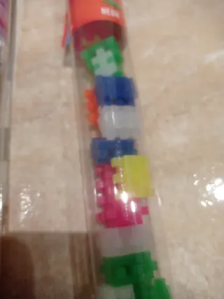 Plus Plus Bloques Construcción Tubo Pastel y Neón