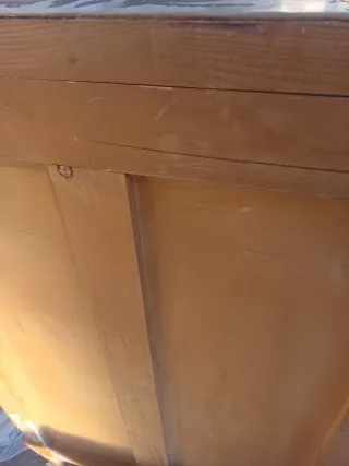 Sinfonier antiguo madera beige y dorado