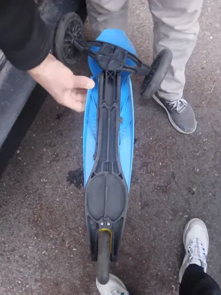 Patinete infantil 3 ruedas azul