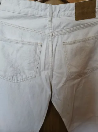 Jeans Bershka blancos hombre