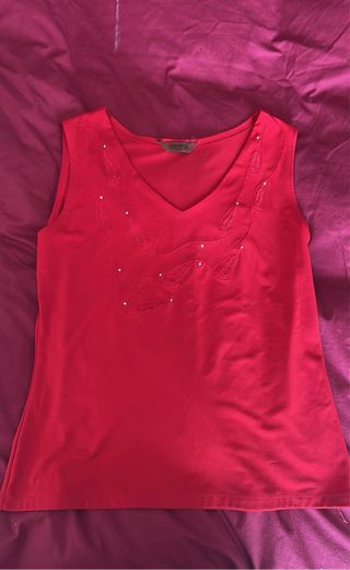 Camiseta roja talla S