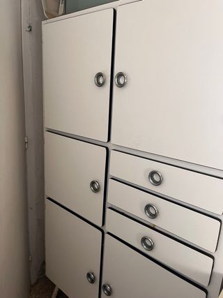 Armario Alacena Vintage Blanco