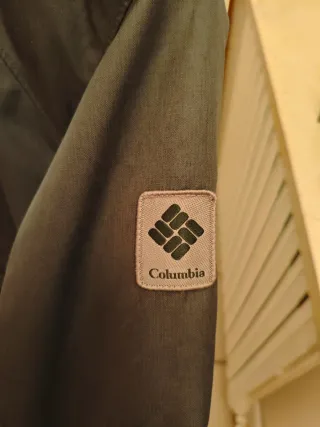 Parka larga Columbia mujer negra