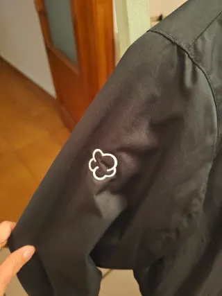 Parka larga Columbia mujer negra