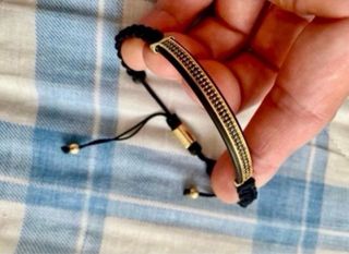 Pulseras con Piedras Brillantes/ Doradas y Plata