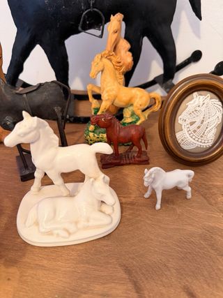 Colección figuras vintage caballos