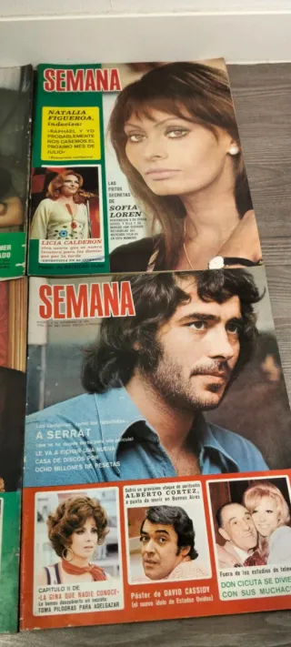 6 revistas SEMANA 1972