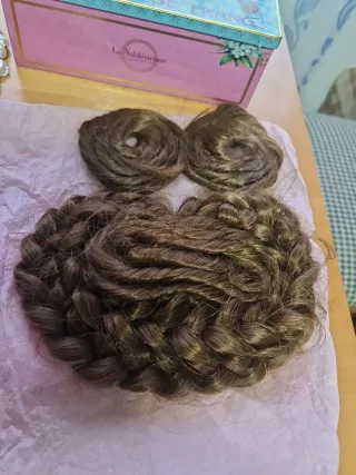 Moño fallera niña trenzado