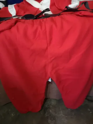 % Disfraz Papá Noel completo talla S/M con capucha