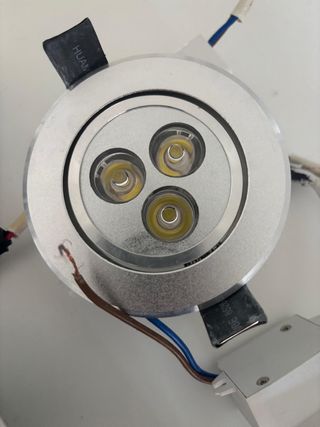 Focos LED Techo Plateados (Pack 7)